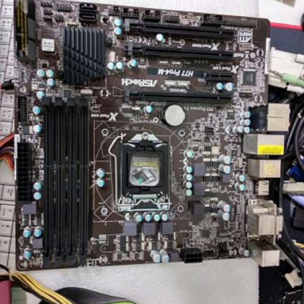 二手 ASROCK H77 PRO4-M H77 DDR3 USB3 LGA1155 MATX MB