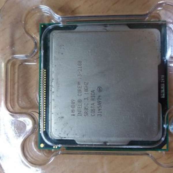 二手 INTEL CORE I3-2100 3.1GHZ LGA1155 CPU