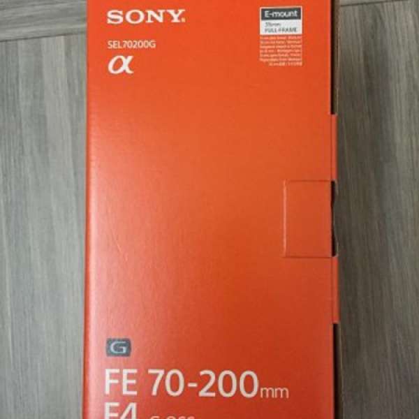 Sony OSS F4 70-200mm 單反相機鏡頭  99% 新,   連 B+W filter