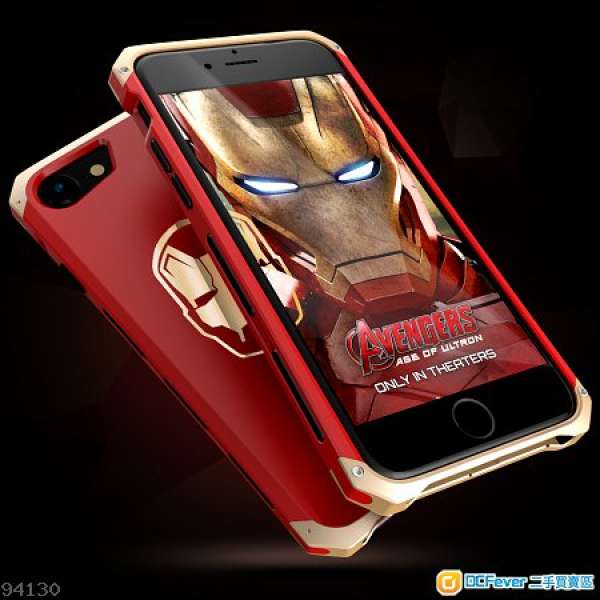 iPhone 7 / 8  OR 7 / 8  Plus  Iron Man 鋼鐵俠全包邊保護殼(包本地平郵)