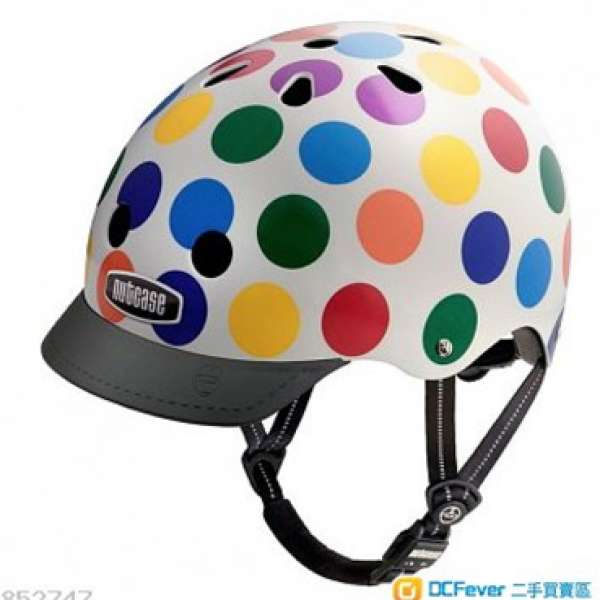 STRIDA Nutcase頭盔 Gen3 Adult (七彩小圓點)