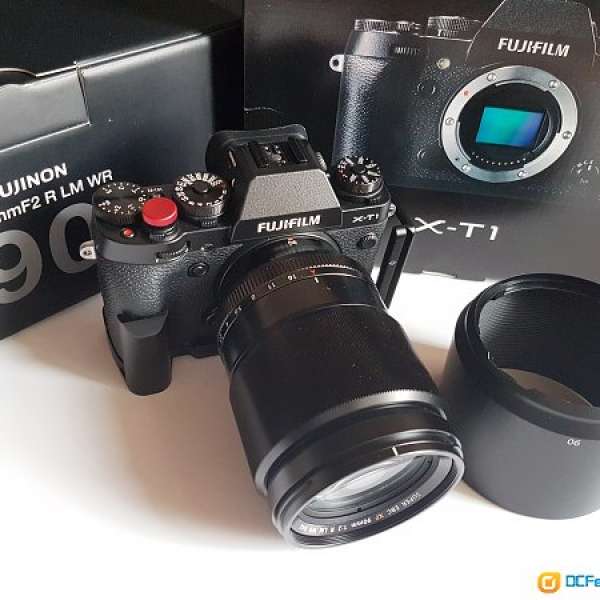 行貨 Fujifilm X-T1 + 行貨 XF90mmF2 Lens