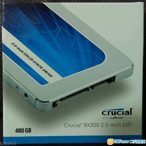 全新未開封 Crucial BX300 480GB MLC SSD