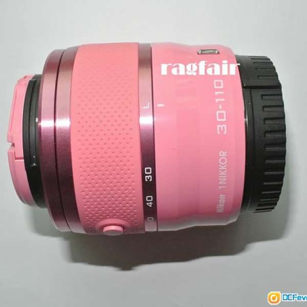Nikon 1 NIKKOR VR 30-110mm f/3.8-5.6 J1 J2 J3 S2 V3 AW1 粉紅色遠攝長炮變焦鏡頭