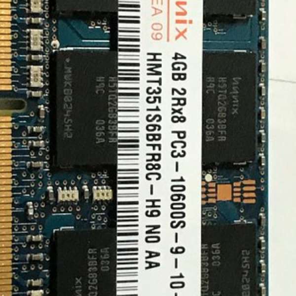 Hynix DDR3 sodimm 1333 10600S 4GBx2