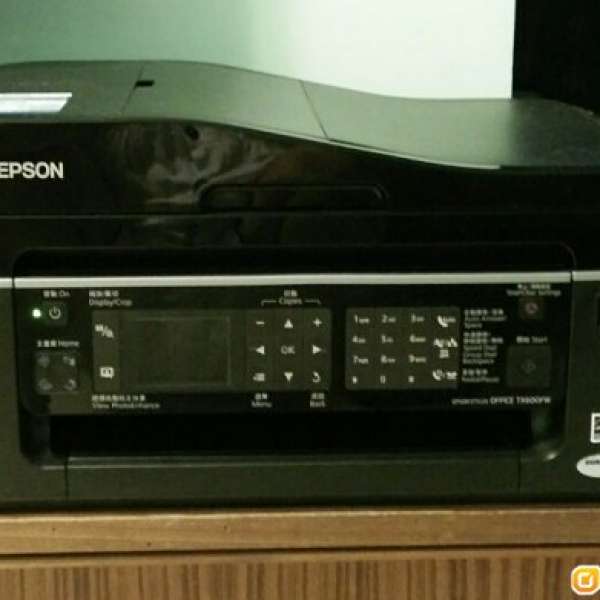 90％新Epson printer TX600FW 連全套填充墨盒