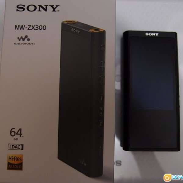 99成勁新 Sony NW-ZX300 黑色香港行貨Sony Store 買有保養至2018年12月4日