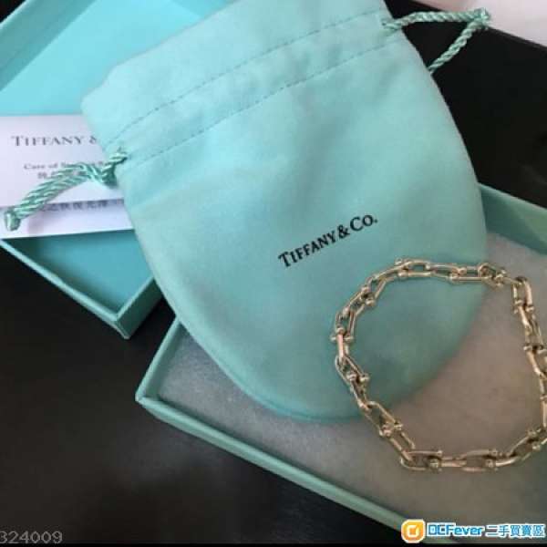 100%real 99% new 925 Tiffany & Co. 純銀手鏈 連單連盒 (原價4450,