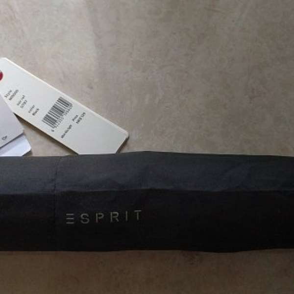 全新 Esprit 防UV雨傘 縮骨遮 黑色 原價$129