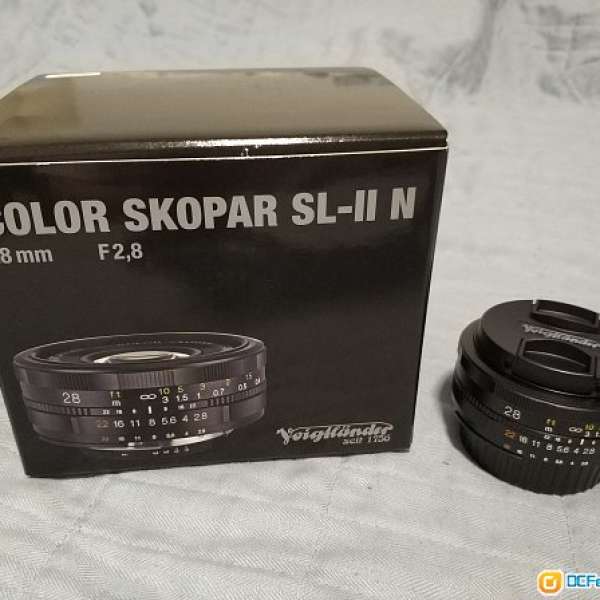 99% 新  Voigtlander Color Skopar SL-II 28mm F2.8 (nikon mount)