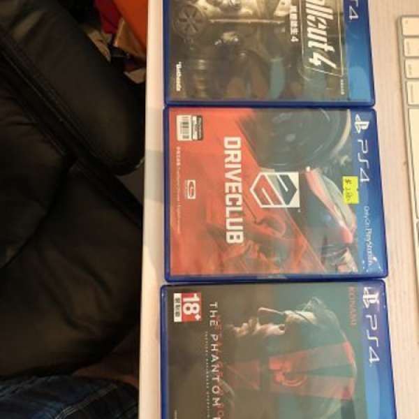 PS4 Metal Gear Solid 5 & DriveClub & Fallout 4
