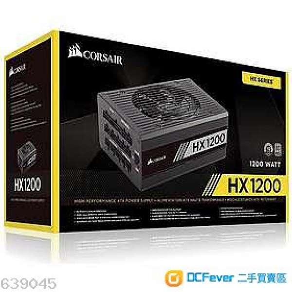 Corsair HX1200 80 plus Platinum 火牛