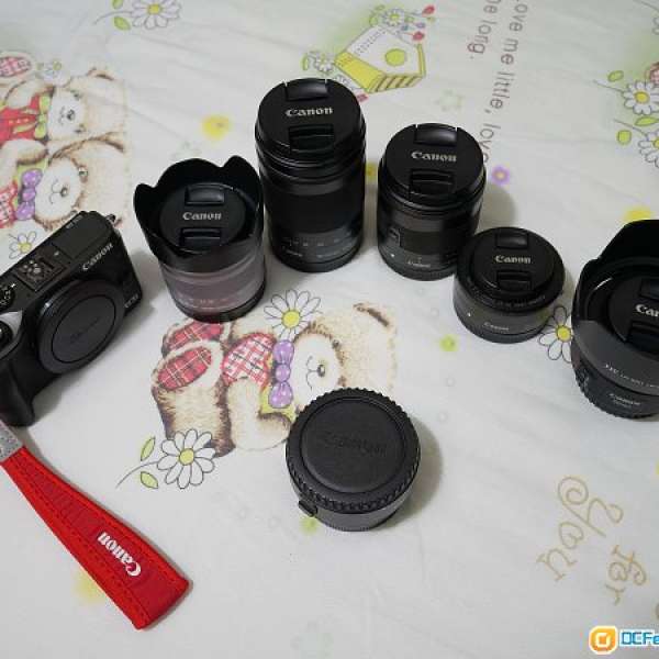 轉會出售 Canon EOS M6 配全套鏡頭, 50 1.8, adapter