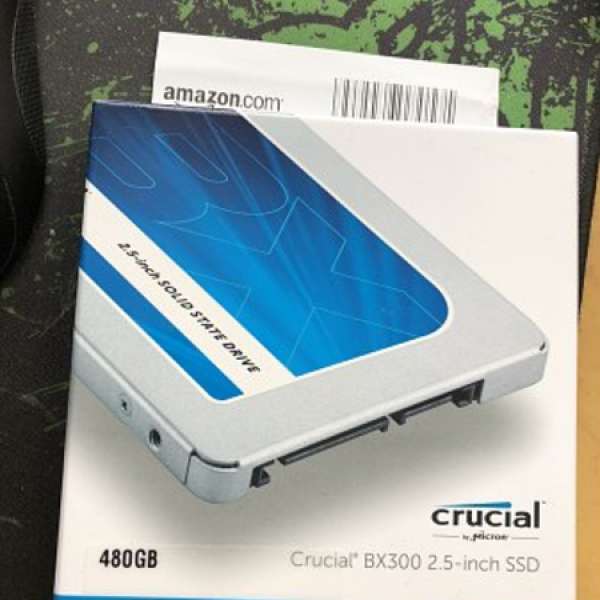 全新 美水 Crucial BX300 2.5" SSD 480GB