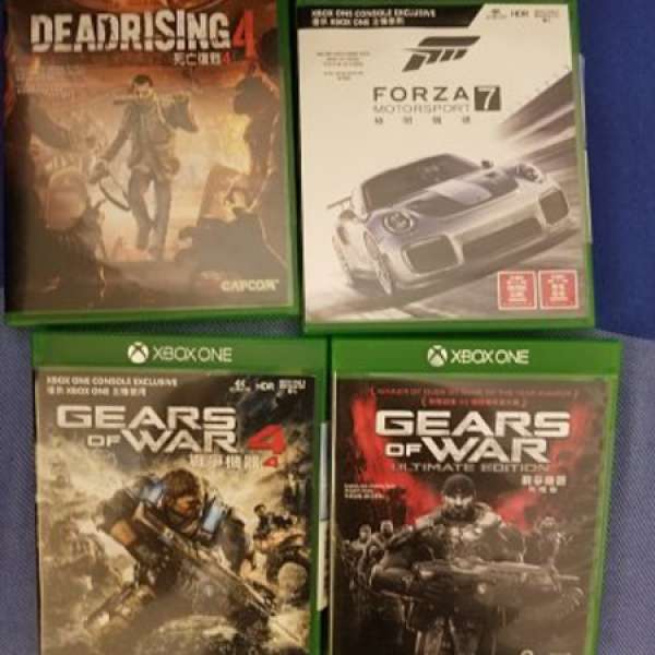 XBOX ONE Games - Includes Gears of War 4 Dual disc edition