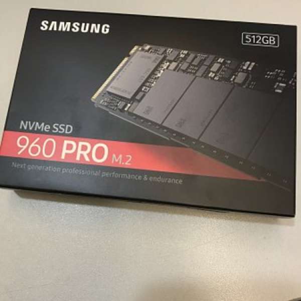 全新Samsung SSD 960 Pro 512GB M.2 PCI-E