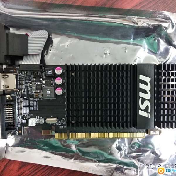 二手 MSI HD6450 2GB D3 LP PCIE DISPLAY CARD