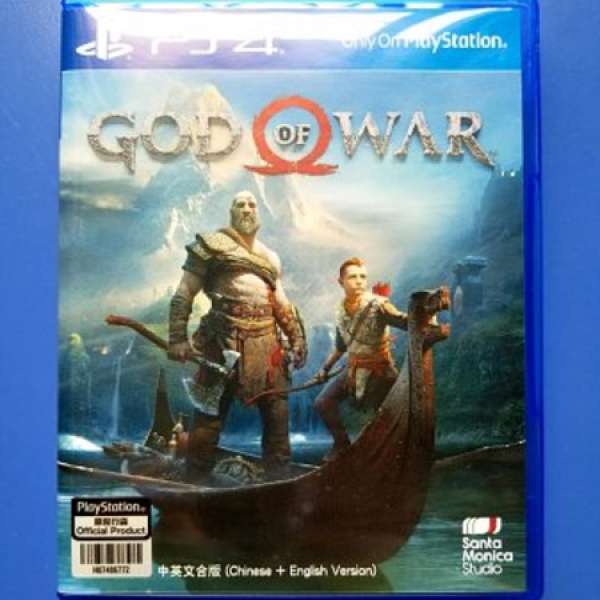 PS4 戰神4 God of War4 特典,有CODE 及 全新記事本