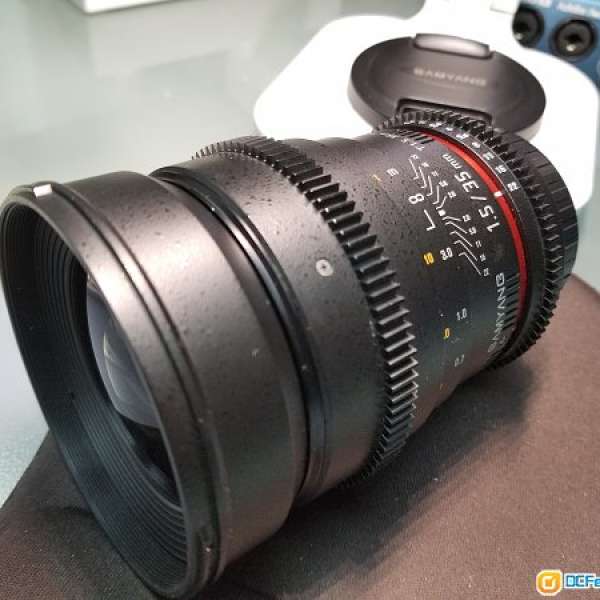 SAMYANG 35mm T1.5 AS UMC for Canon EOS電影鏡一代, 另14mm T3.1 ED AS IF UMC