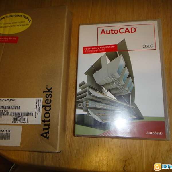 正版軟件 AutoCAD 2009 全新 可裝 window8.1及window10