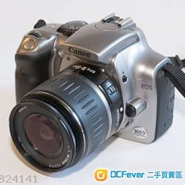 Canon 300D+18-55mm kit set 85%新, 原廠電叉
