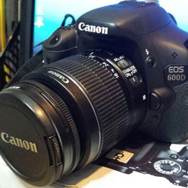 Canon 600D日本製 18-55mm  Kit Set 行貨９成新有盒1 LP-E8電池！屯門取