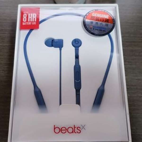 藍色BeatsX 入耳式耳機 8成新, 有單已過保養