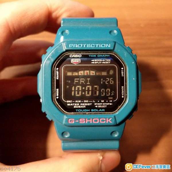 二手Casio G Shock 手錶 GRX 5600 B 湖水藍色 粉紅 撞色