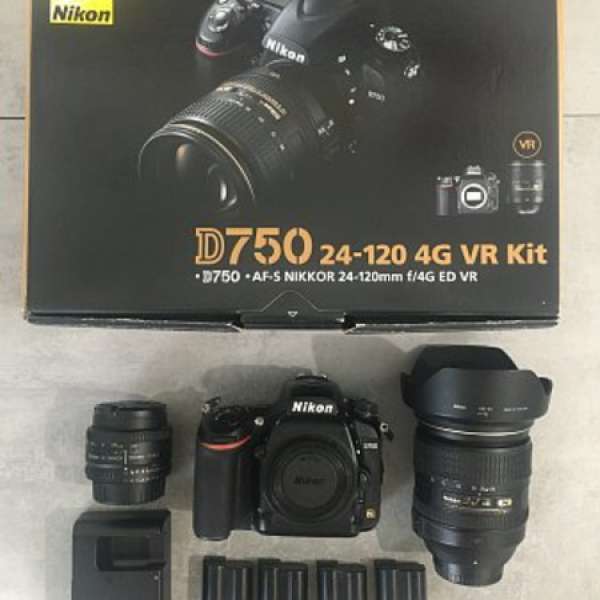 Nikon D750 DSLR Camera kit-set with Nikon AF-S NIKKOR 24-120mm