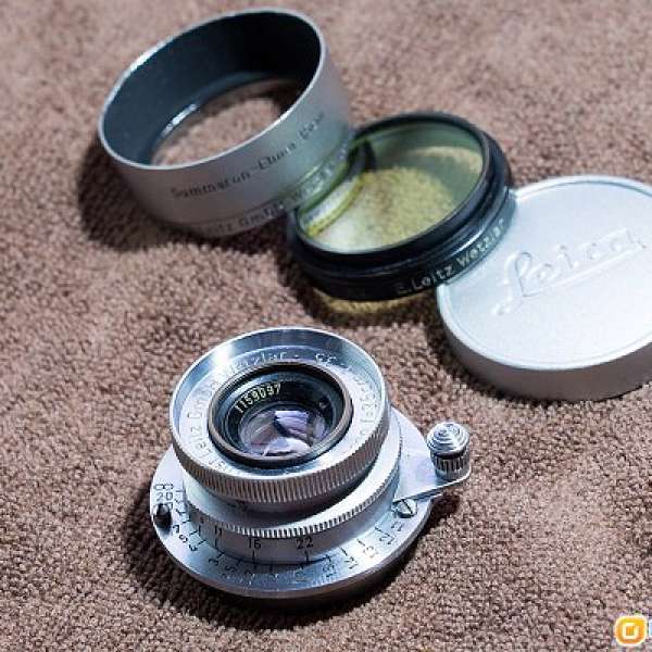 Leica Summaron 3.5cm F3.5 A36 Yellow/UV filter