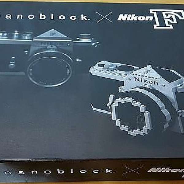 日本 Nikon F nanoblock (經典相機 Nikon F 的 Nanoblock 積木)