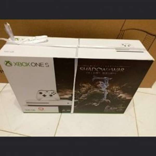 全新未開封Xbox one S 512GB 連shadow of war