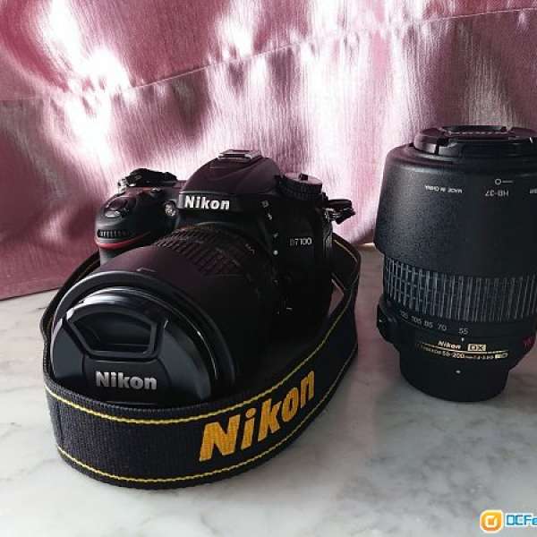 平售 Nikon D7100 機身連兩支鏡頭