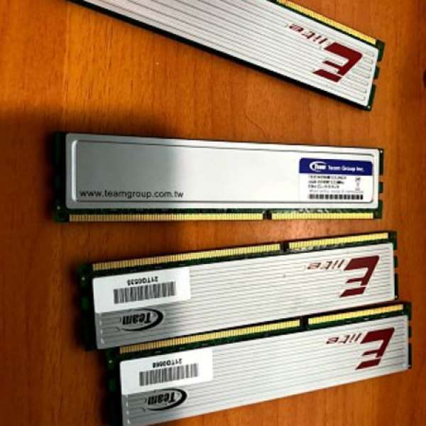 team ram 4gb x 4 ddr3 1333Mhz