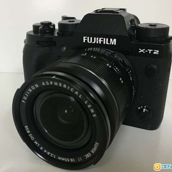 Fujifilm X-T2  & XF 18-55mm f/2.8-4 R LM OIS Kit (+Extra batteries)