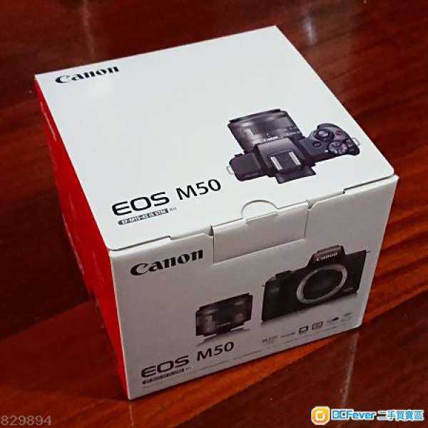 全新 Canon EOS M50 黑色 Kit 連 15-45mm IS STM 鏡頭