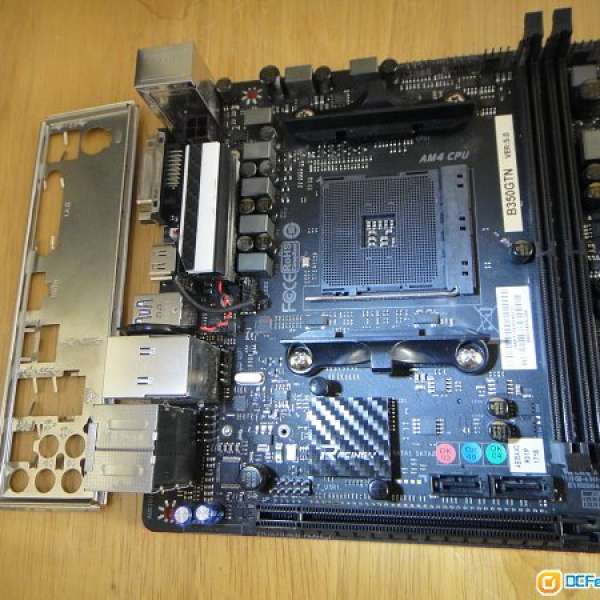 映泰（BIOSTAR）B350GTN ITX迷你主板 AMD B350 LGA AM4