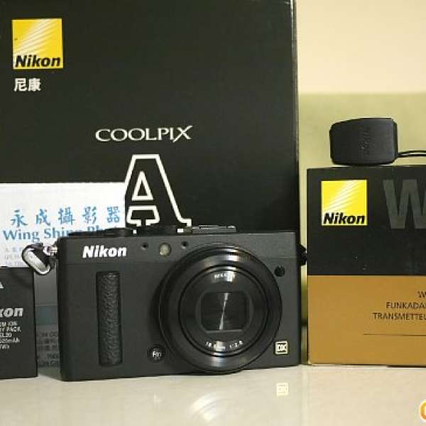 Nikon coolpix A 黑色95%新(行貨)+Wu1a