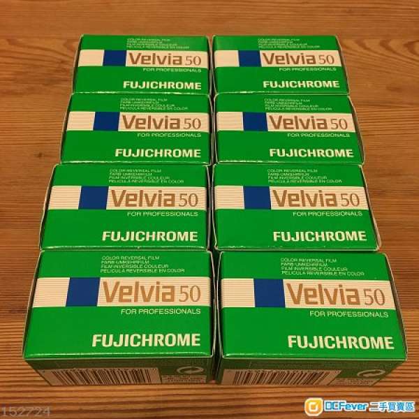 [過期菲林] 富士 Fujichrome Velvia 50 RVP50 正片 iso50 36張 共8筒