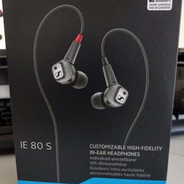 全新Sennheiser IE 80 S - 80s Earphones In Ear Headphones High End