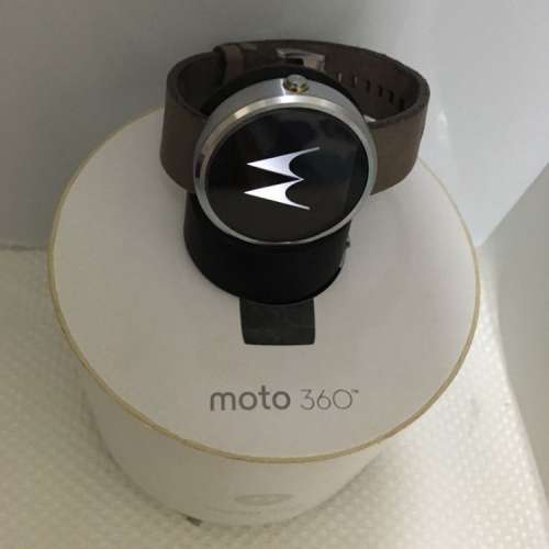 Moto360 1代 46mm 銀色 Smartwatch