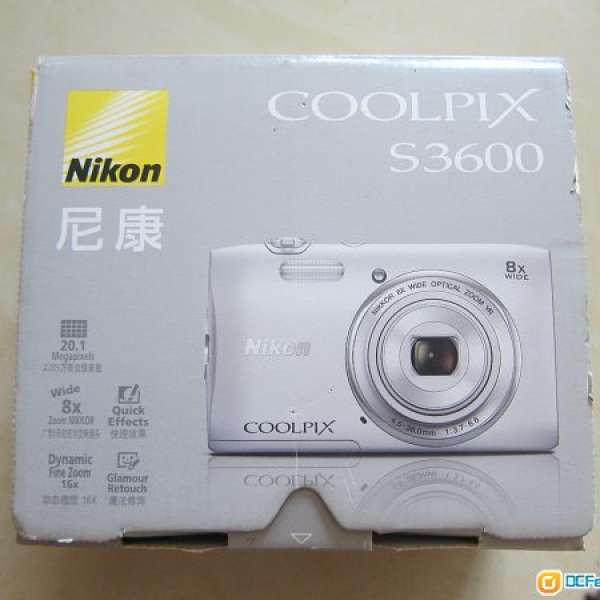 Nikon COOLPIX S3600數碼相機