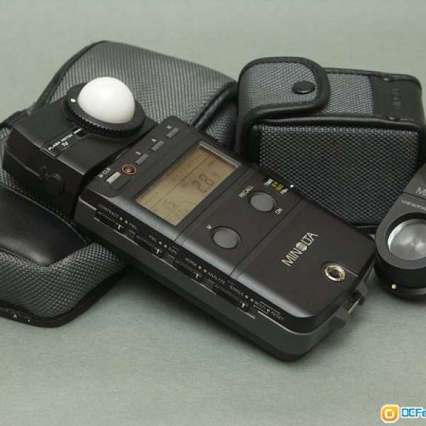 Minolta flash meter IV 連 10度 重點測光頭