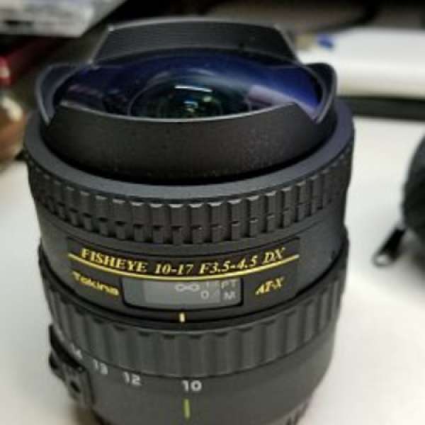 Tokina 10-17mm f/3.5-4.5 AT-X 107 DX AF Fisheye Lens（Canon）