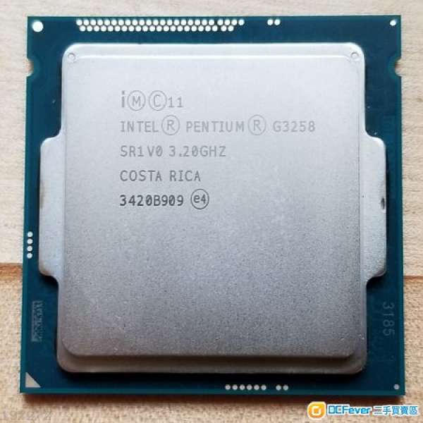 Intel Pentium G3258 CPU 連原裝Heatsink