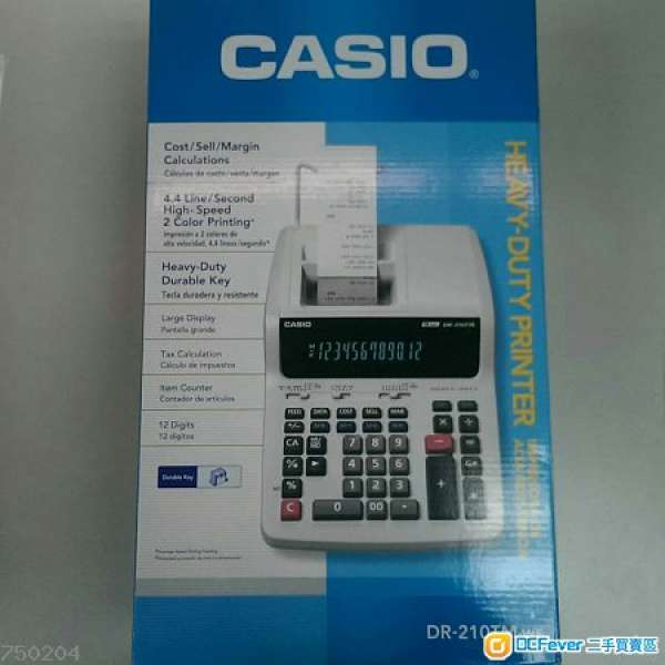 Casio DR-210TM 雙色打印計算機