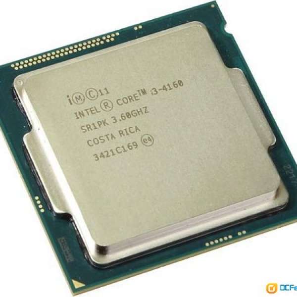 Intel® Core™ i3-4160 3.60 GHz CPU