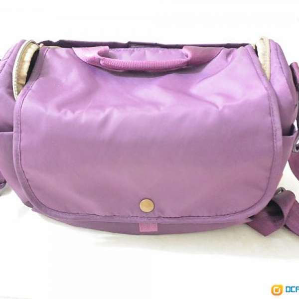 $350半價平售 8成新 hellolulu 紫色大單鏡反光相機相機袋 Olympus Nikon Canon Sam...