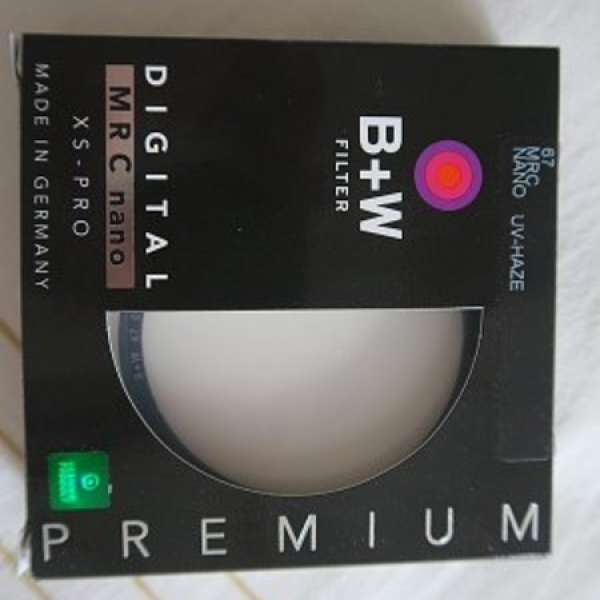 B+W 67mm MRC Nano UV Filter