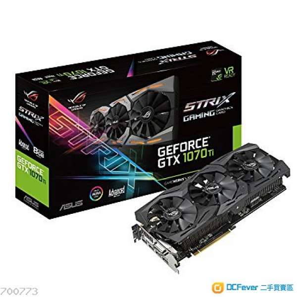 Asus ROG Strix GTX 1070 Ti 8G D5